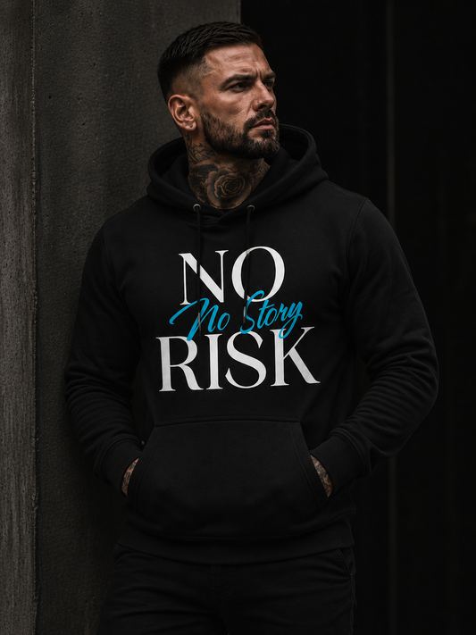 Männer Hoodie "No Risk No Story"