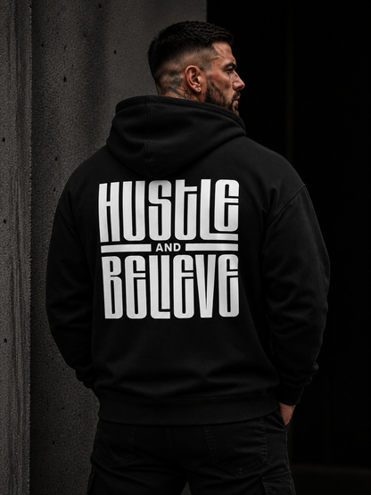 Männer Zoodie "Hustle and Believe"