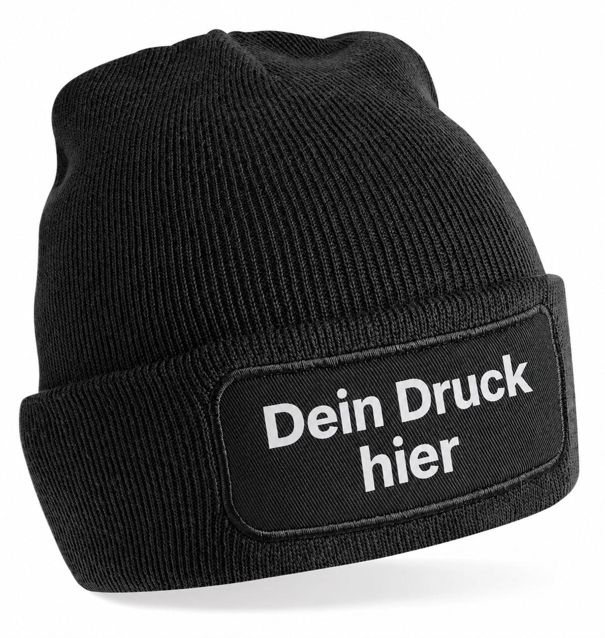 Beanie Haube mit Wunschdruck / One Size - Erwachsene