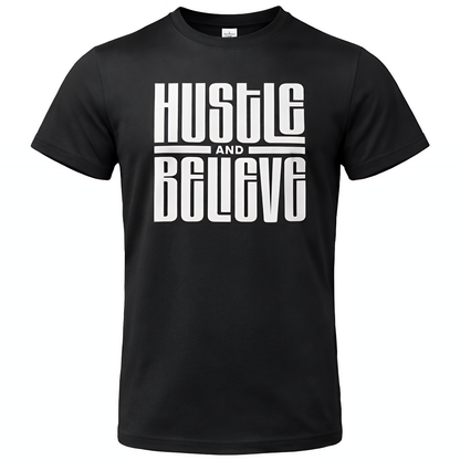 Herren T-Shirt "Hustle and Believe"