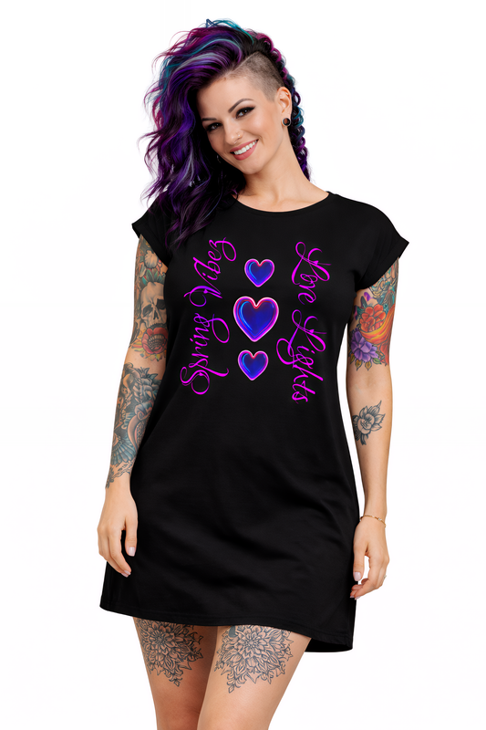 T-Shirt Kleid "Spring Vibez"