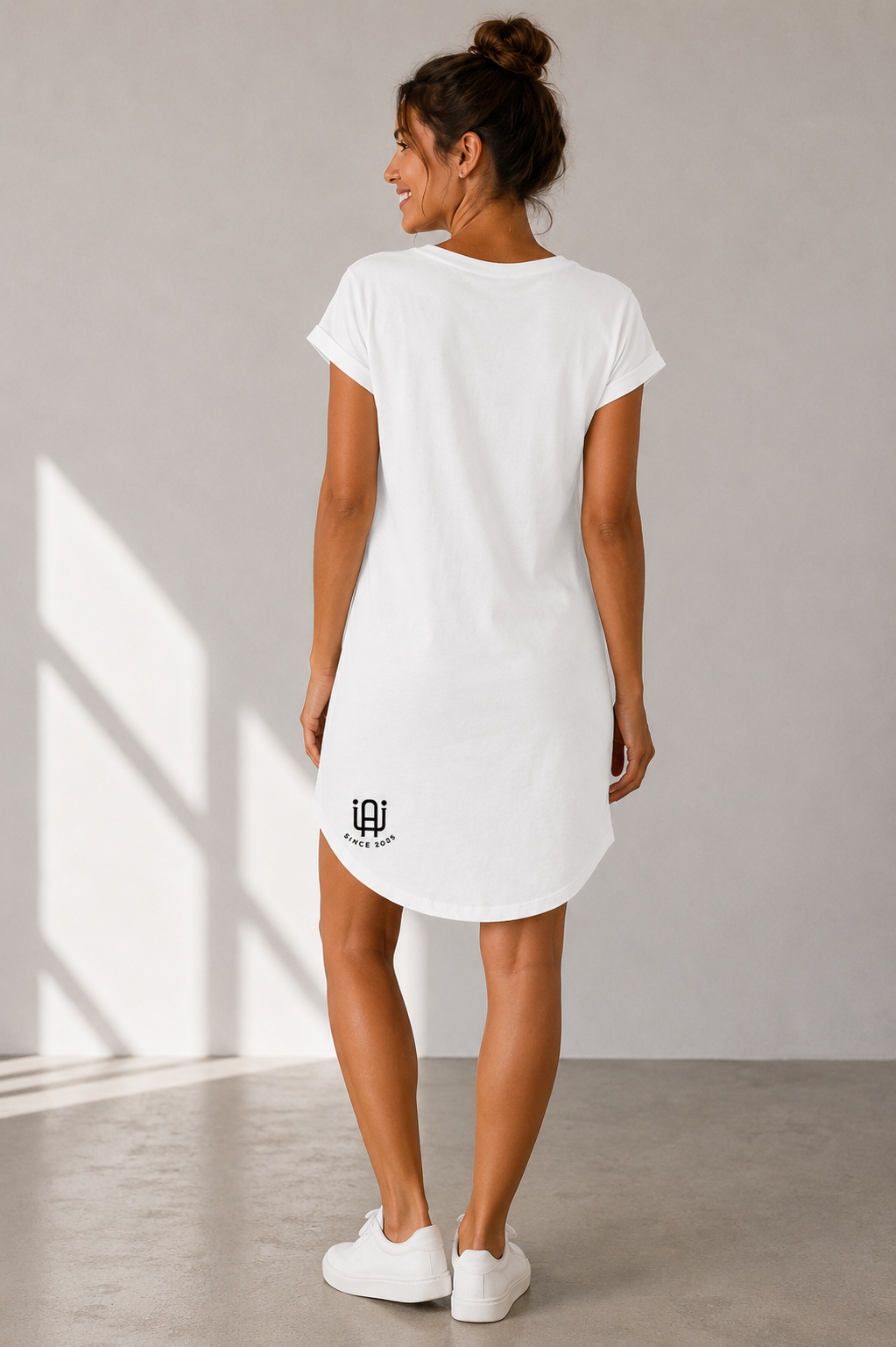 T-shirt dress "Flower Time"