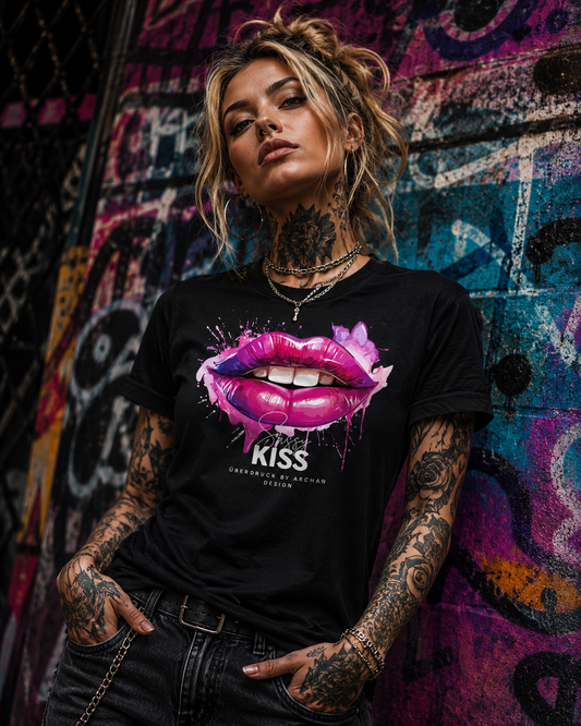 Frauen T-Shirt "KISS"