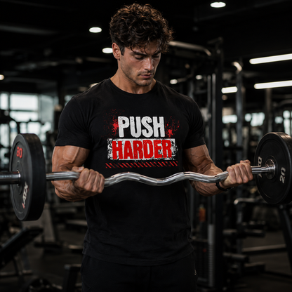 Herren T-Shirt "Push Harder"