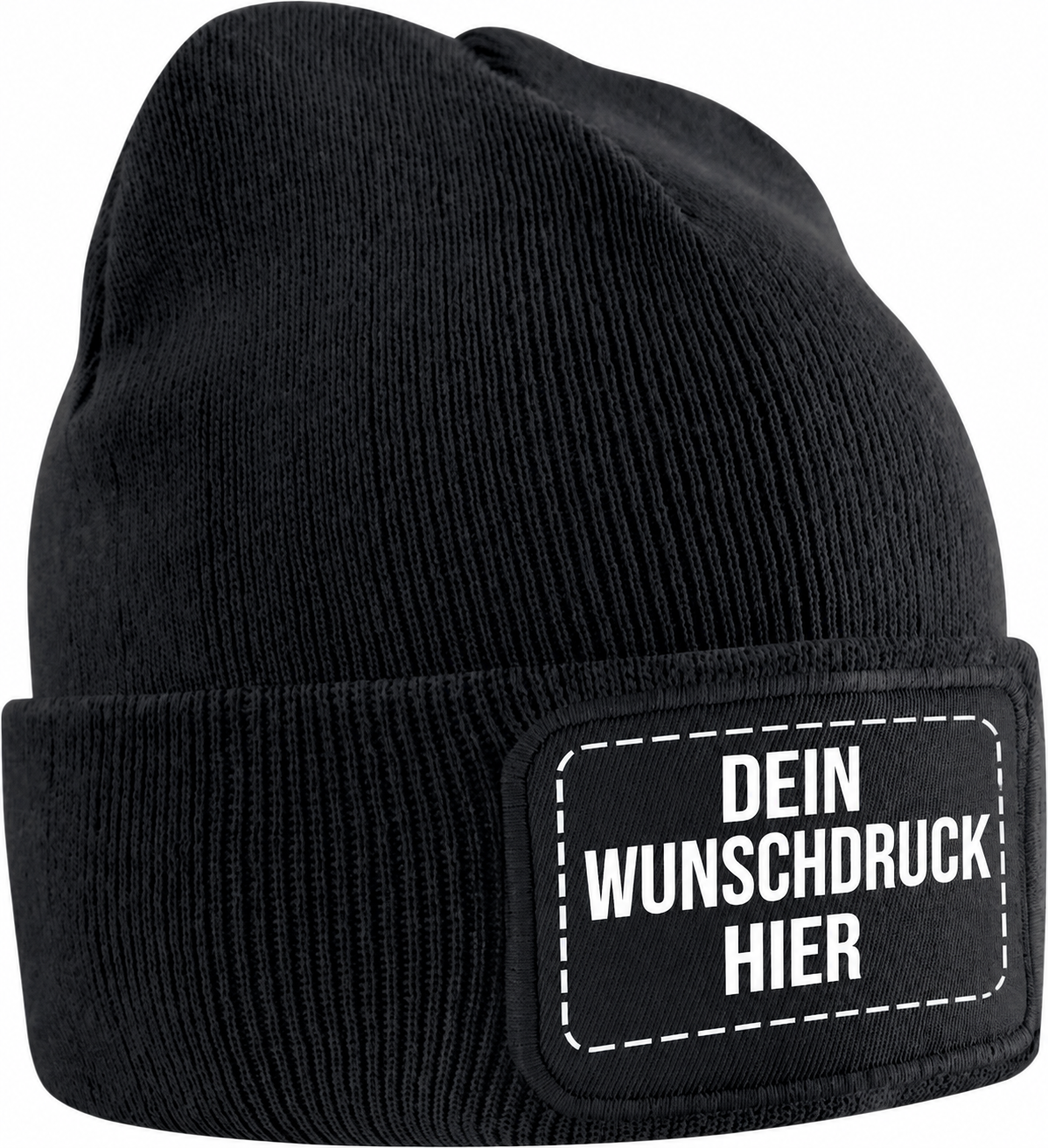 Beanie Haube mit Wunschdruck / One Size - KINDER