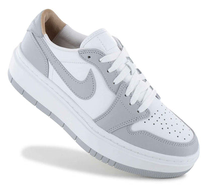 Air Jordan 1 Elevate Low - Damen Sneakers Plateau Schuhe Weiß-Grau DH7004-100