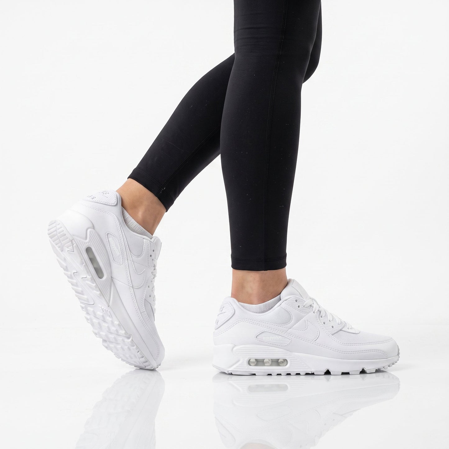 Nike Air Max 90 - Damen Sneakers Schuhe Weiß DH8010-100