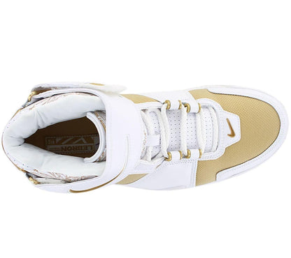 Nike LeBron Zoom 2 II - Maccabi - Herren Basketball Schuhe Weiß-Gold DJ4892-100