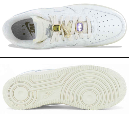 Nike Air Force 1 Low Premium - Jewels Edition - Damen Sneakers Schuhe Weiß DN5463-100