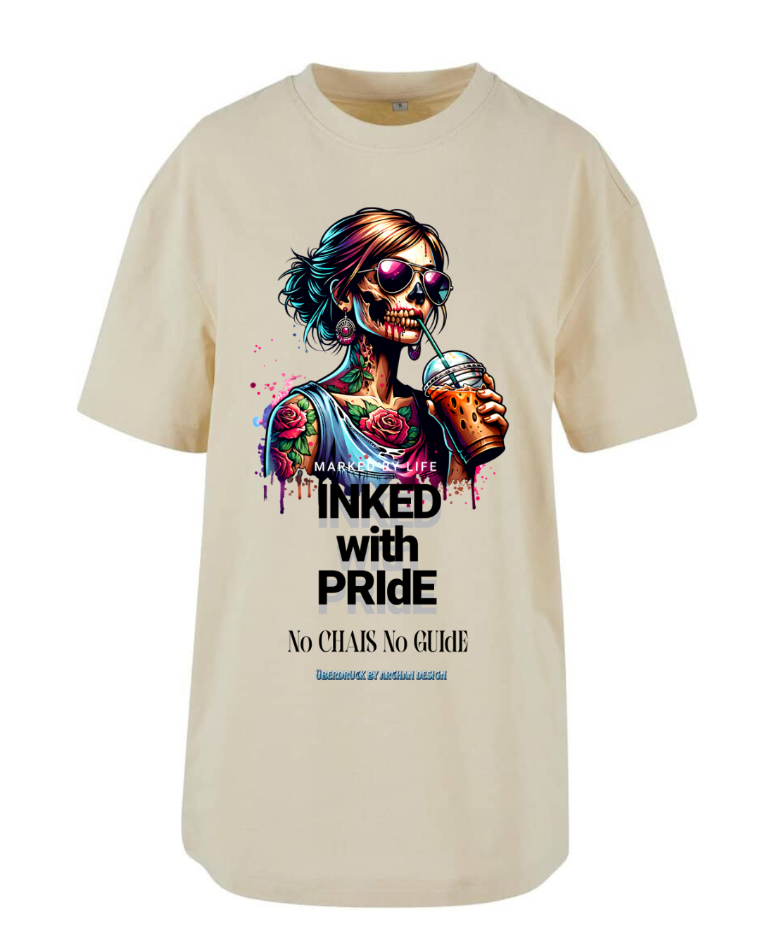 T-Shirt Ink&Soul Oversize "ChilledGirl"