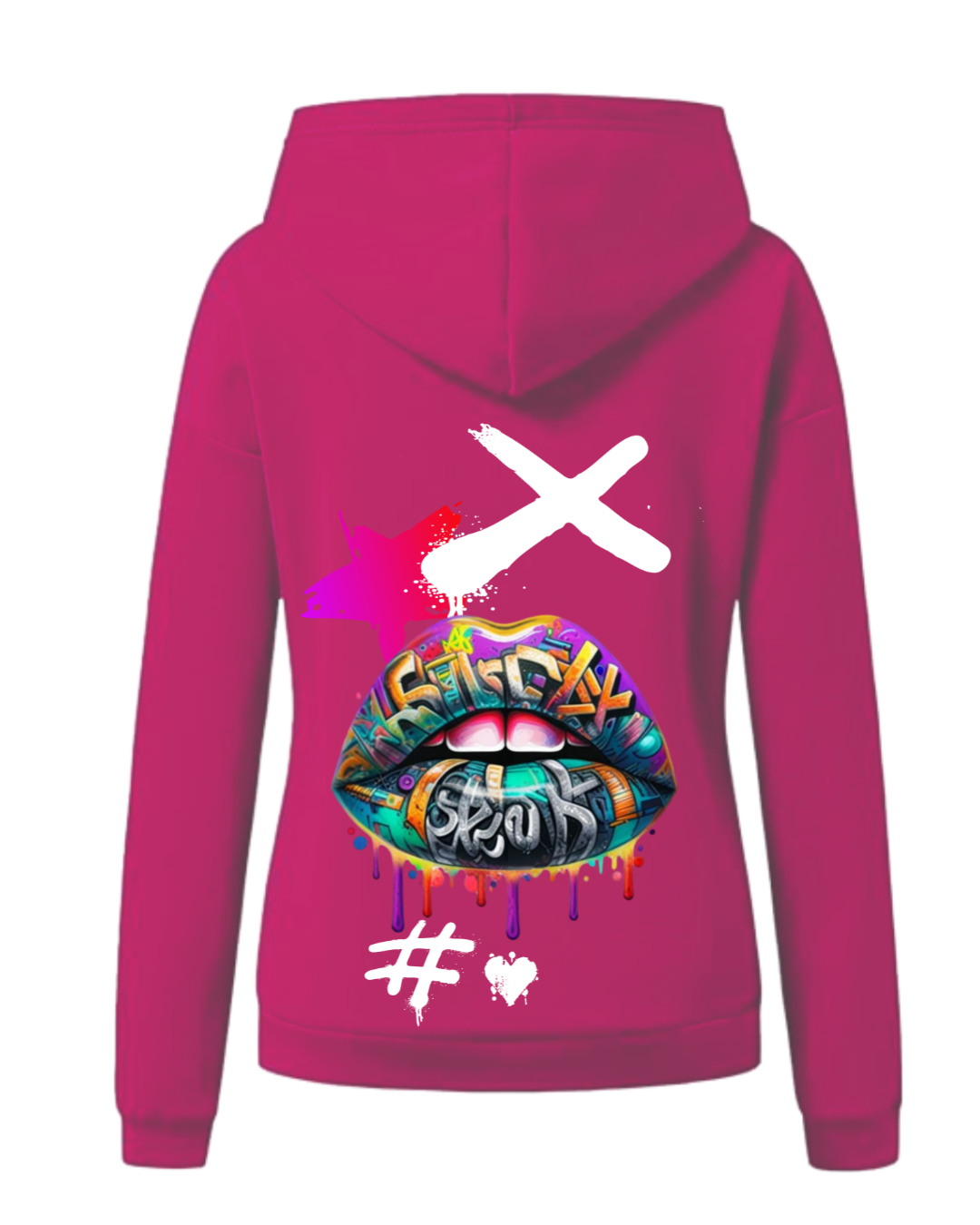 Frauen Hoodie eANDe "Lips"