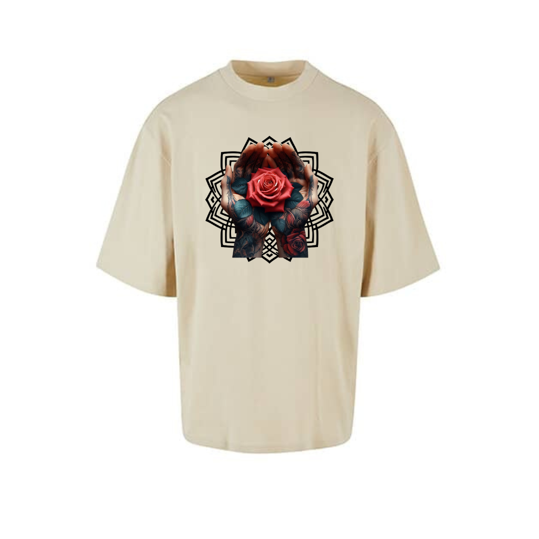 T-Shirt Ink&Soul Oversize "Rose Tattoo"