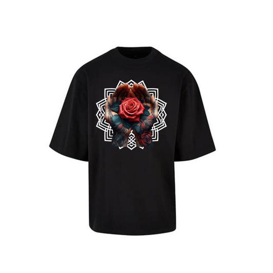 T-Shirt Ink&Soul Oversize "Rose Tattoo"