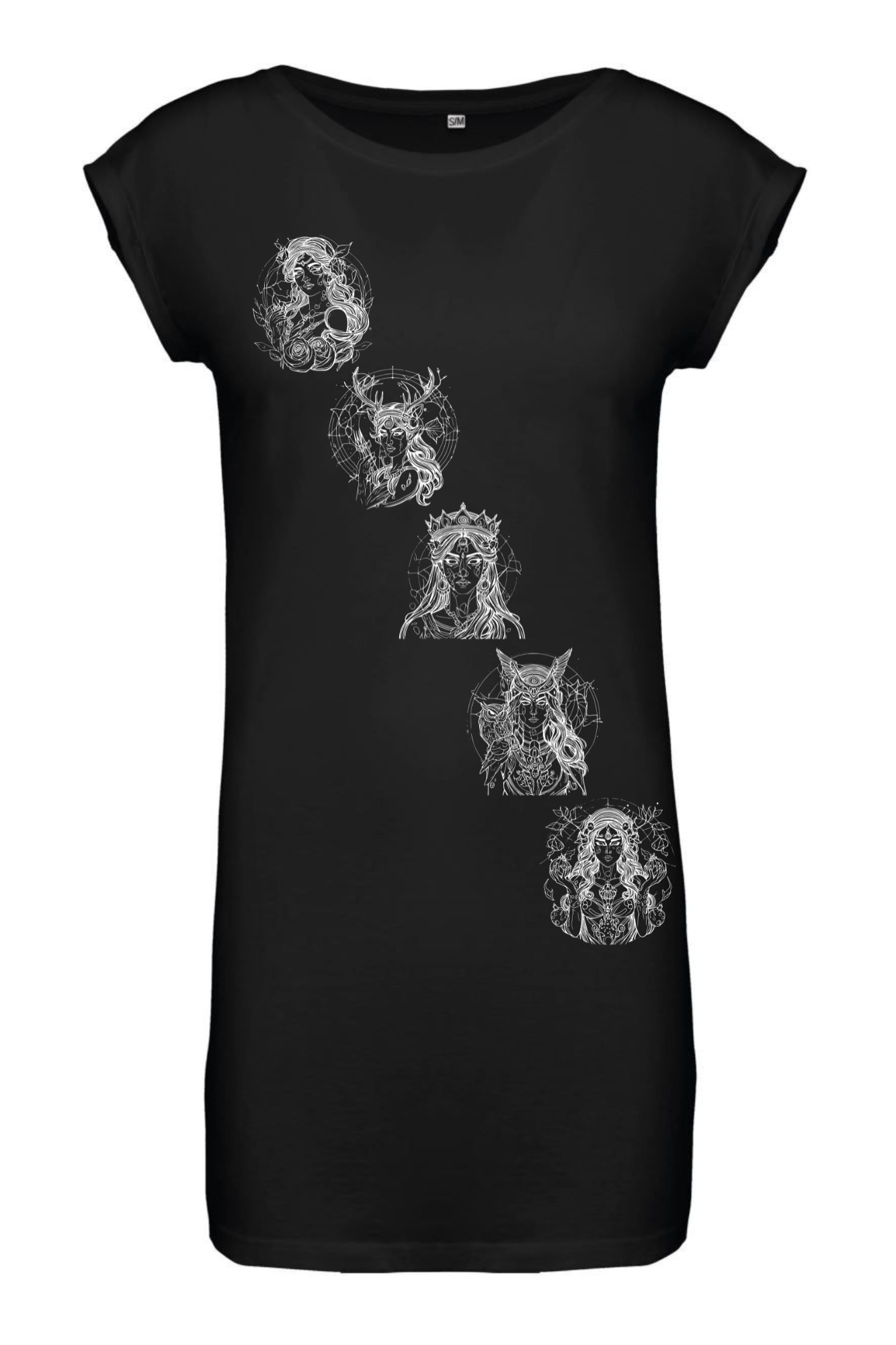 T-shirt dress "Flower Time"