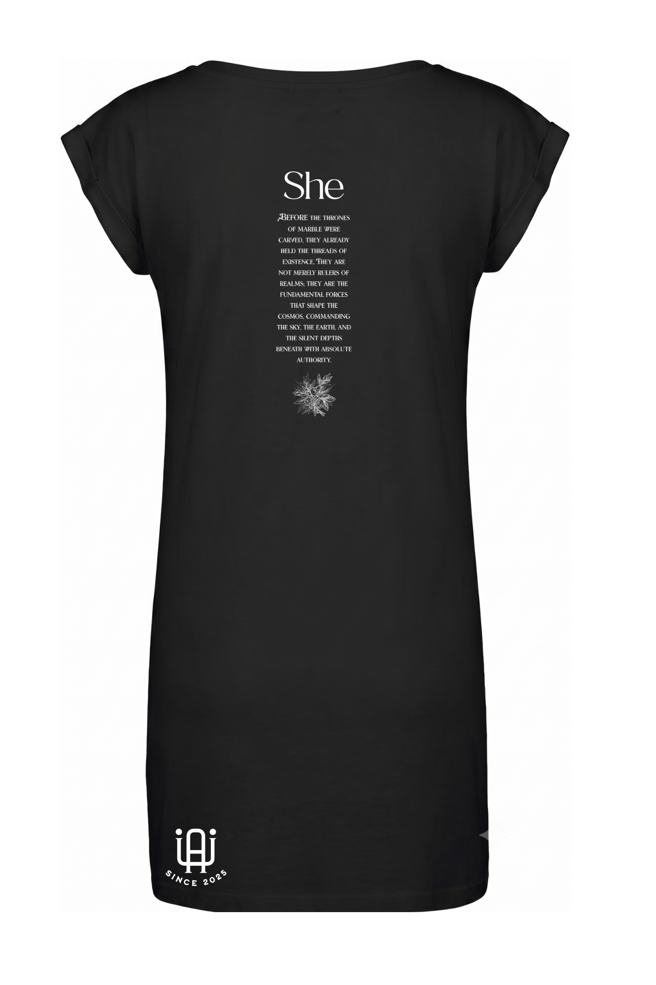 T-shirt dress "Flower Time"