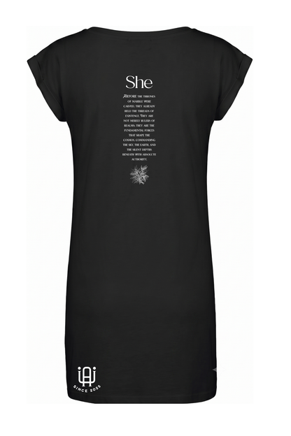 T-shirt dress "Flower Time"