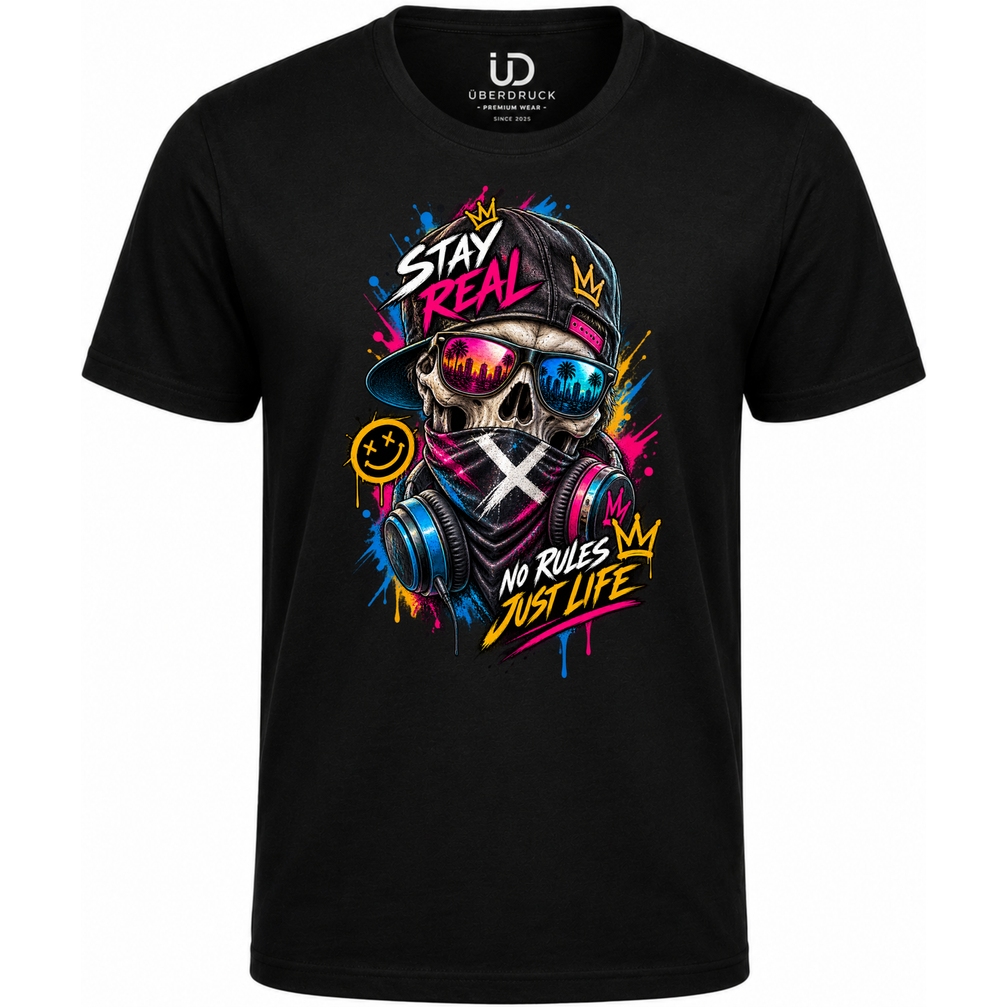 Herren T-Shirt "Stay Real"