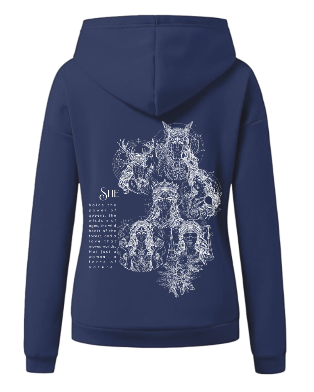 Frauen Hoodie LD "she"