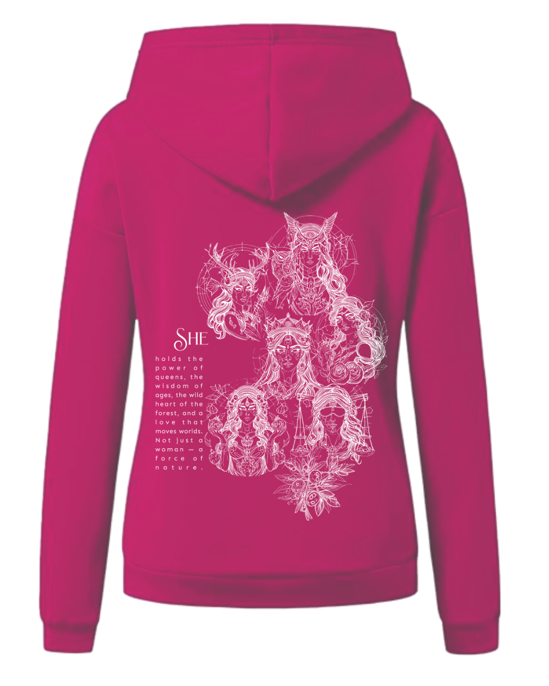 Frauen Hoodie LD "she"