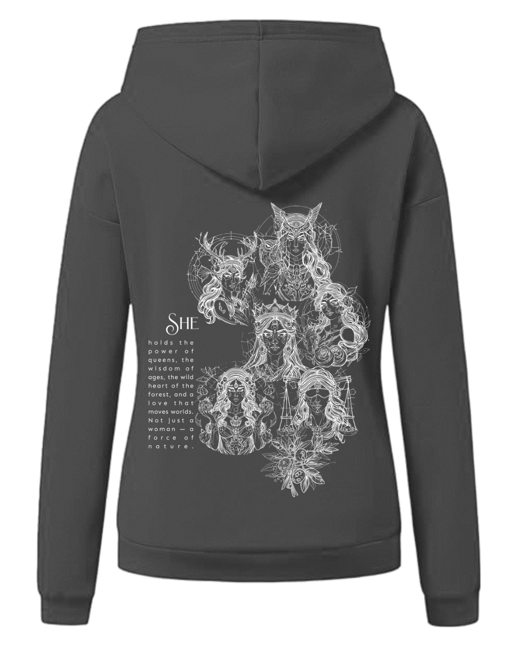 Frauen Hoodie LD "she"