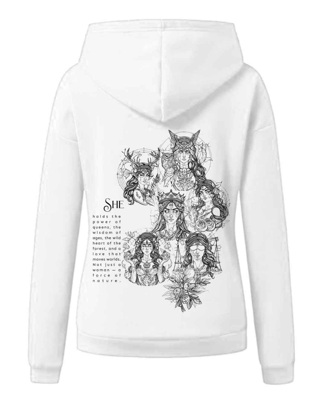Frauen Hoodie LD "she"
