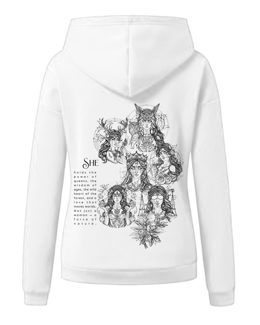 Frauen Hoodie LD "she"