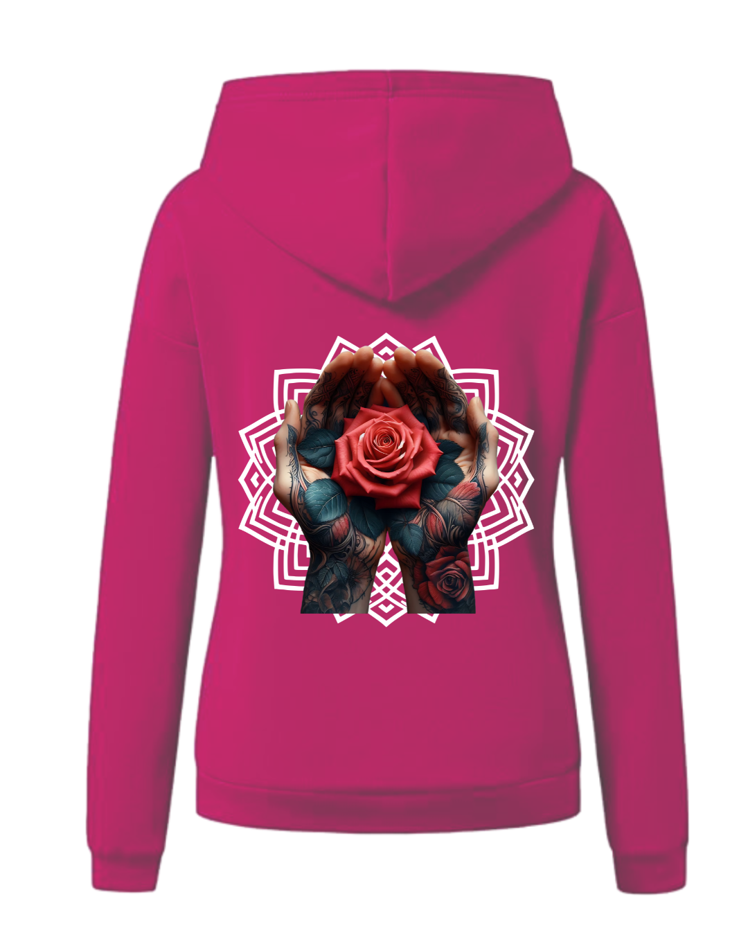 Frauen Hoodie Ink&Soul "RoseTattoo"