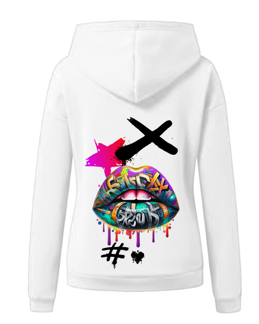 Frauen Hoodie eANDe "Lips"