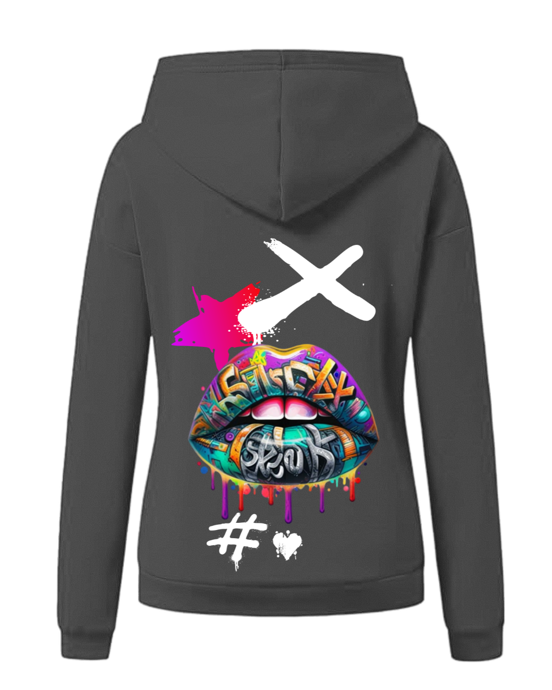 Frauen Hoodie eANDe "Lips"