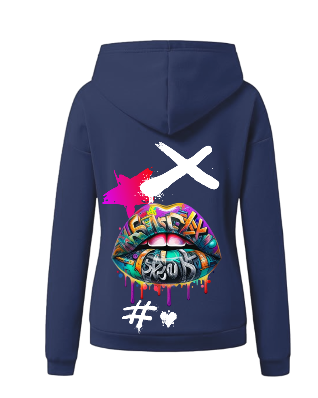 Frauen Hoodie eANDe "Lips"