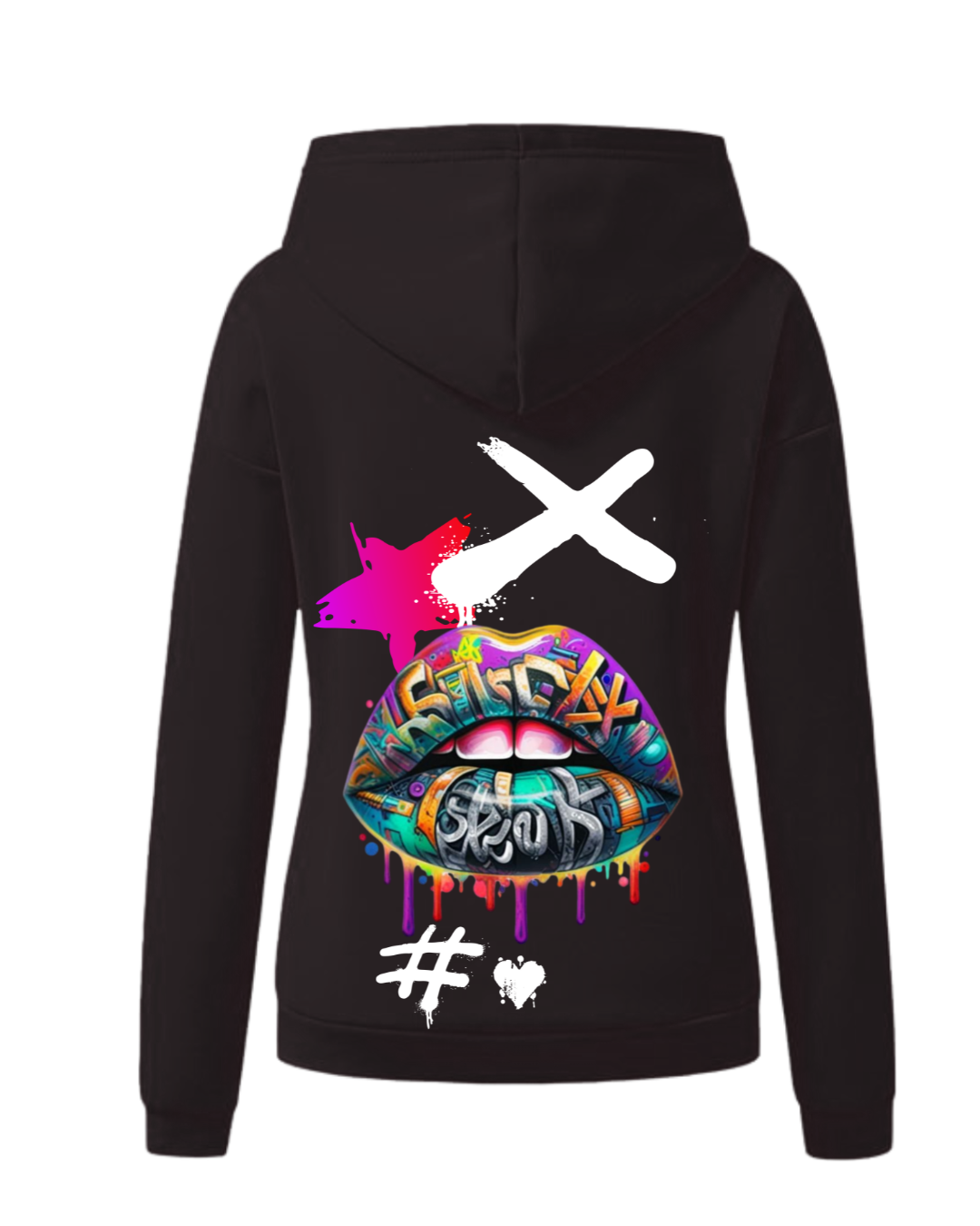 Frauen Hoodie eANDe "Lips"