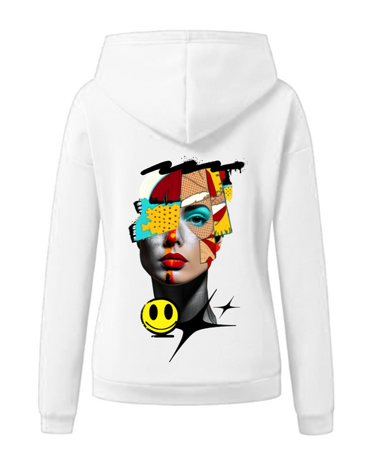 Frauen Hoodie eANDe "smile"