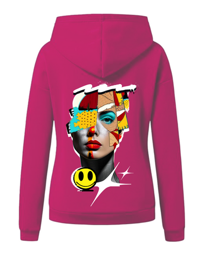 Frauen Hoodie eANDe "smile"