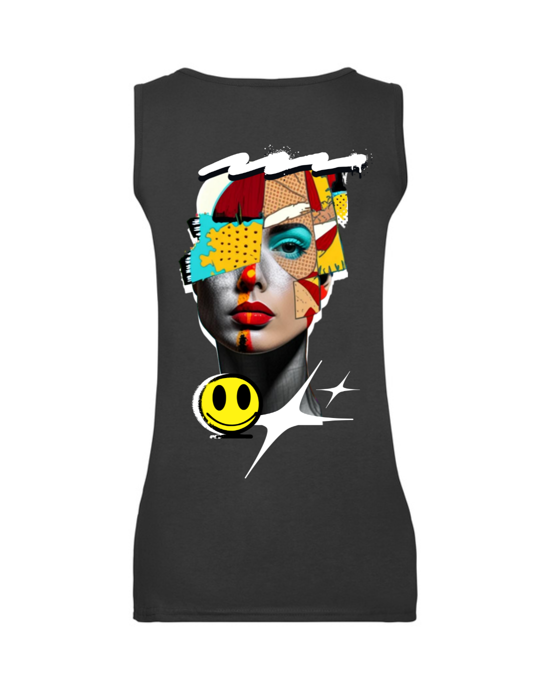 Frauen TankTop eANDe "smile"