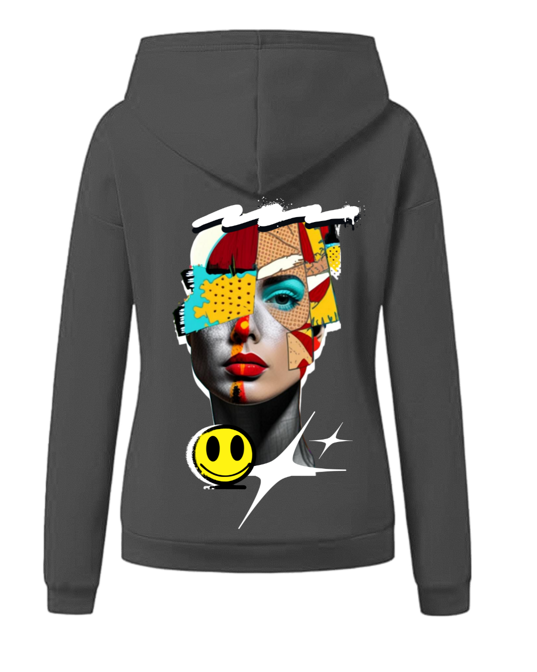 Frauen Hoodie eANDe "smile"