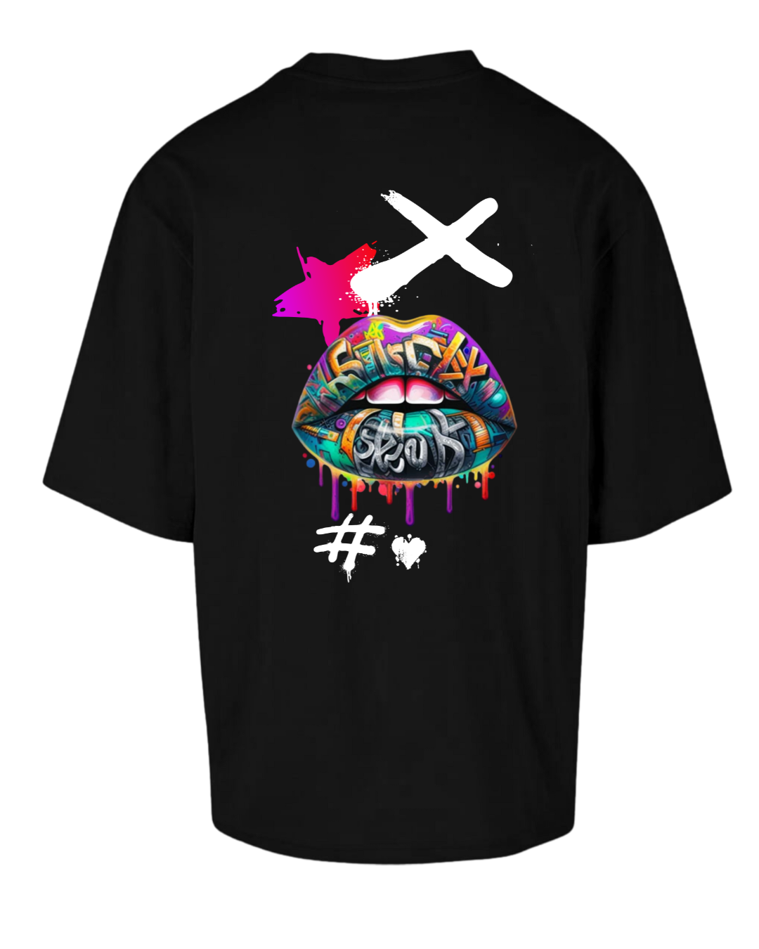 T-Shirt eANDe Oversize "lips"