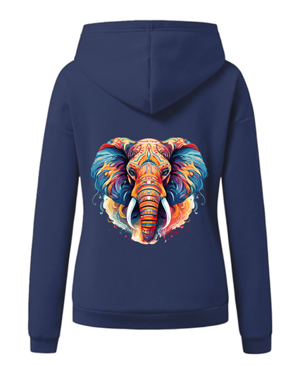 Frauen Hoodie LD "elefant"