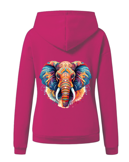 Frauen Hoodie LD "elefant"