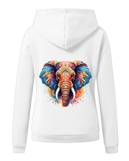 Frauen Hoodie LD "elefant"