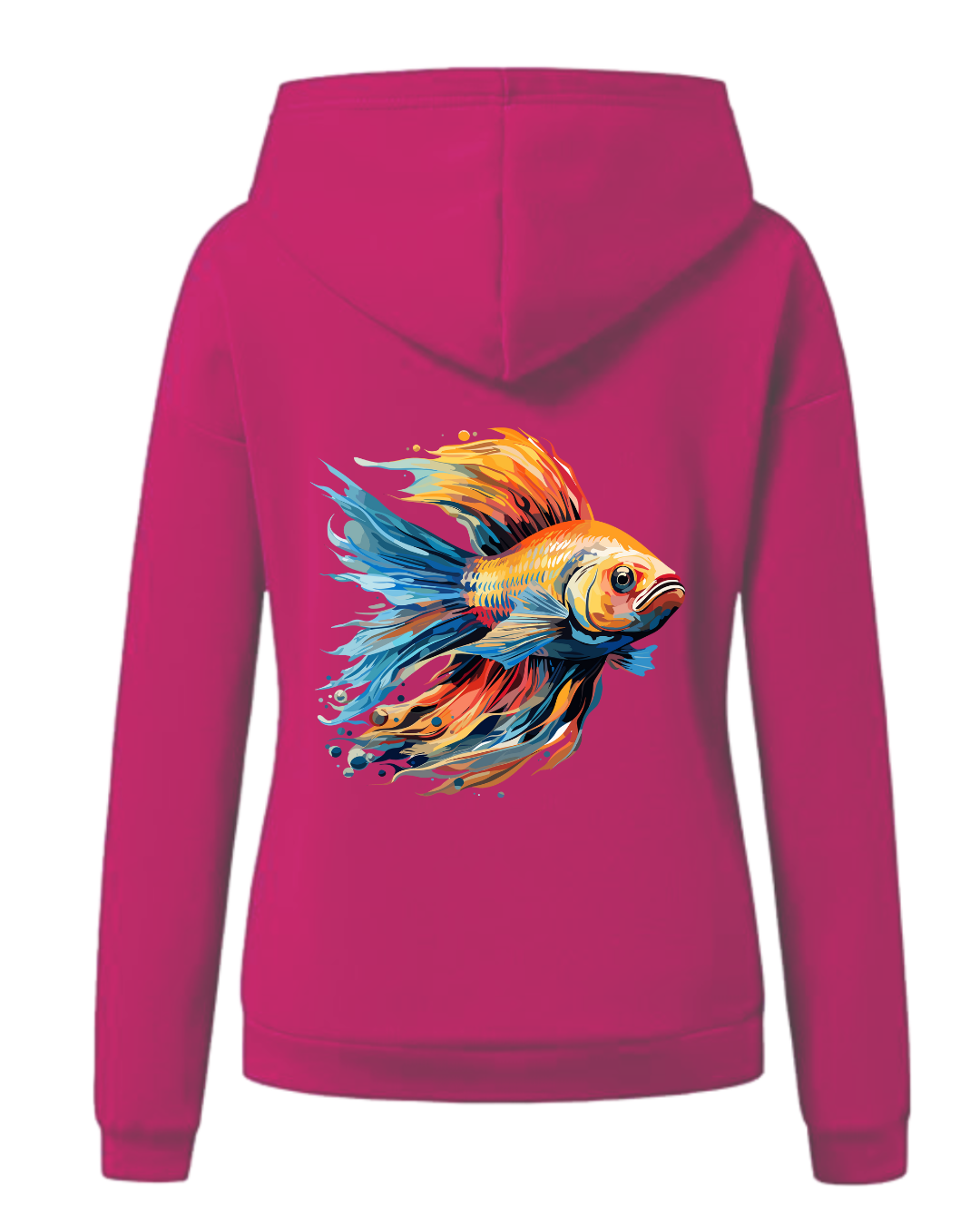 Frauen Hoodie LD "fish"
