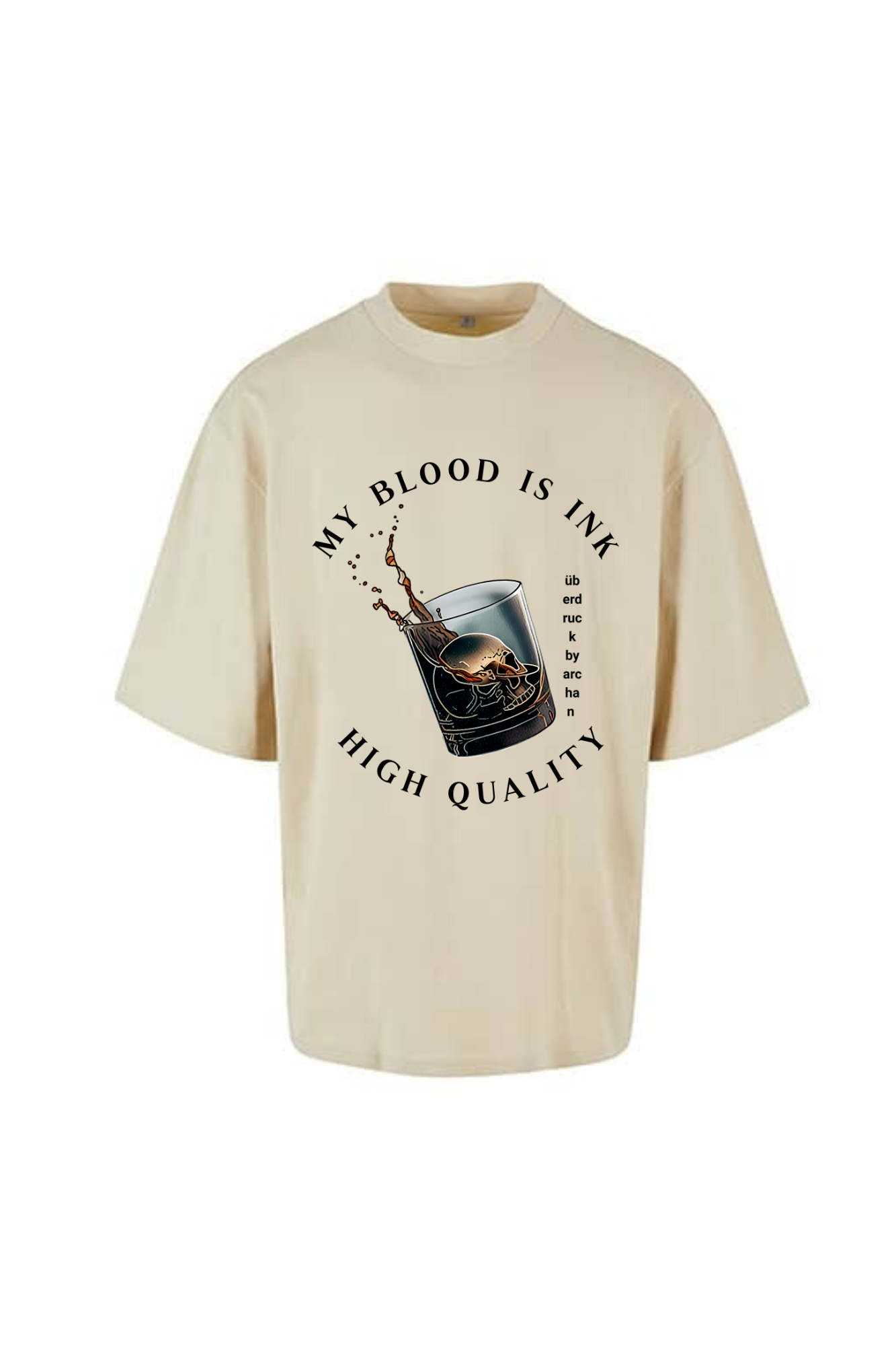 T-Shirt Ink&Soul Oversize "whiskey"