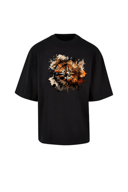 T-Shirt LD Oversize "kompassbunt"