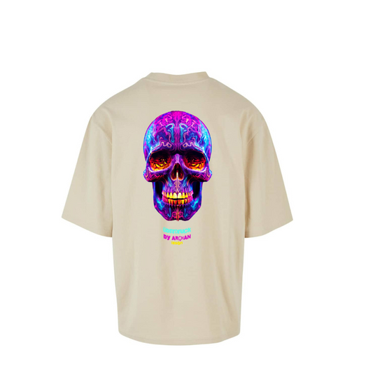 T-Shirt eANDe Oversize "pinkskull"
