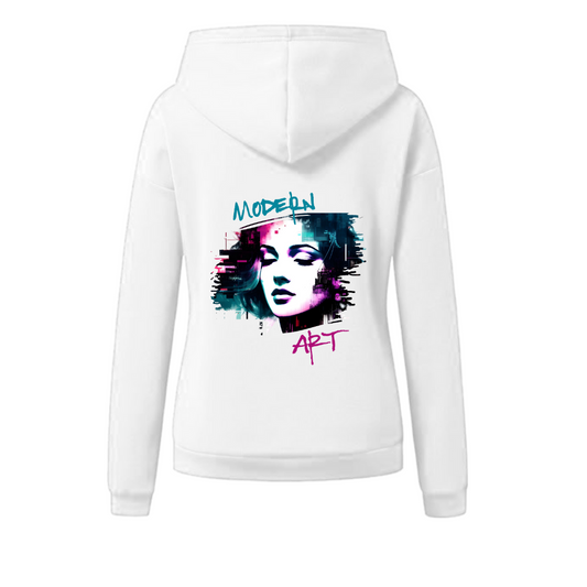 Frauen Hoodie eANDe "modernart"