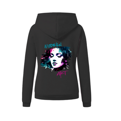 Frauen Hoodie eANDe "modernart"