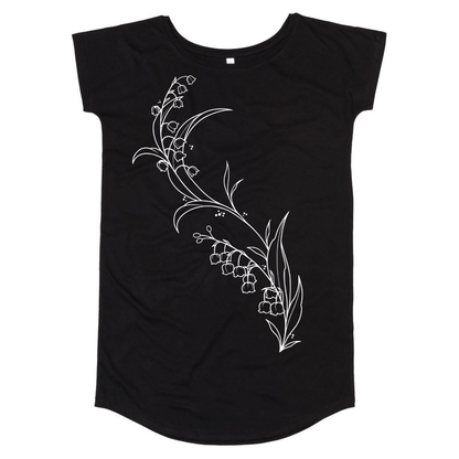 T-shirt dress "Flower Time"