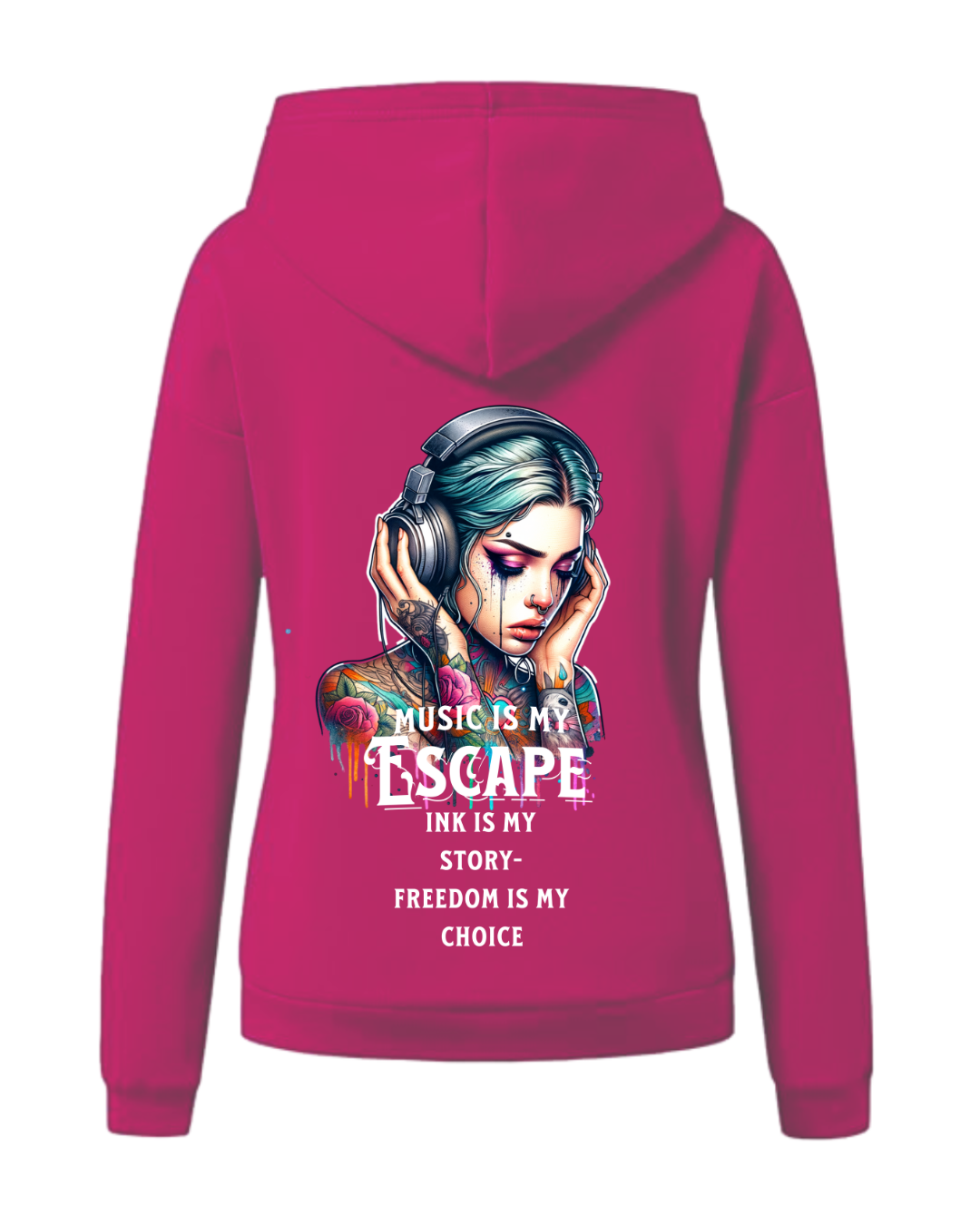 Frauen Hoodie Ink&Soul "Inked Girl"