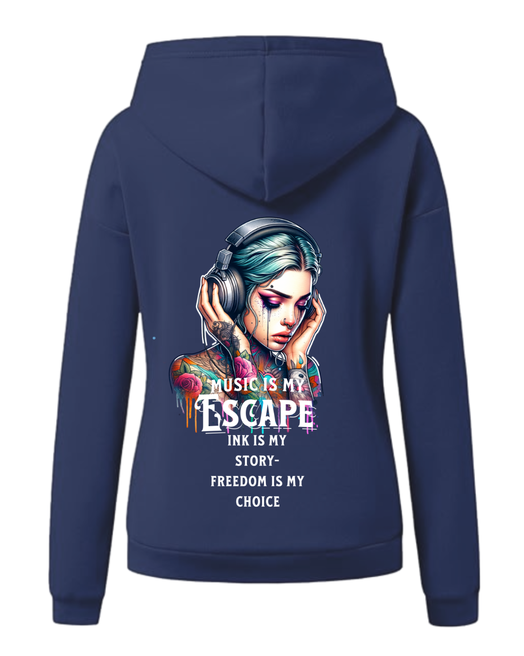 Frauen Hoodie Ink&Soul "Inked Girl"
