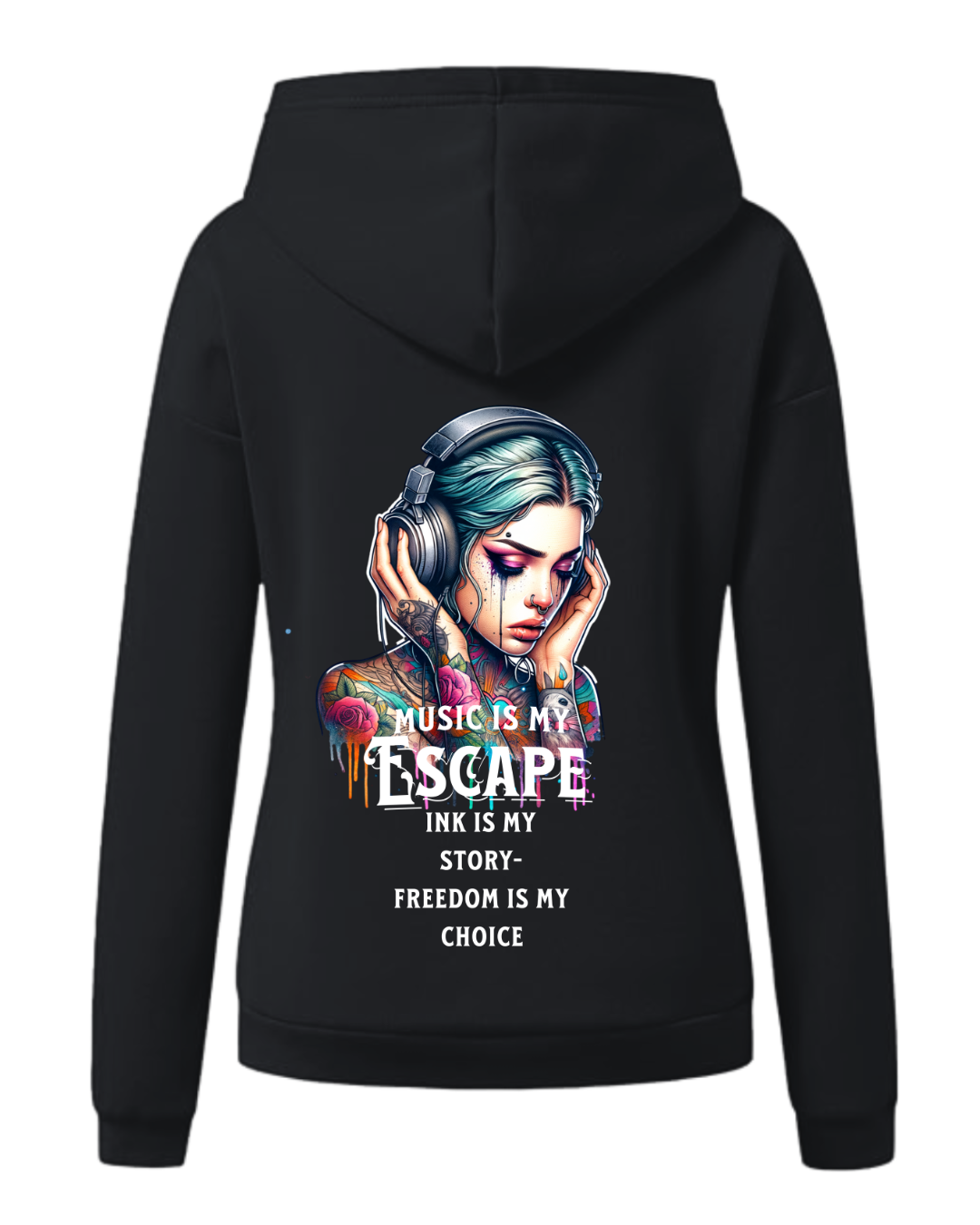 Frauen Hoodie Ink&Soul "Inked Girl"