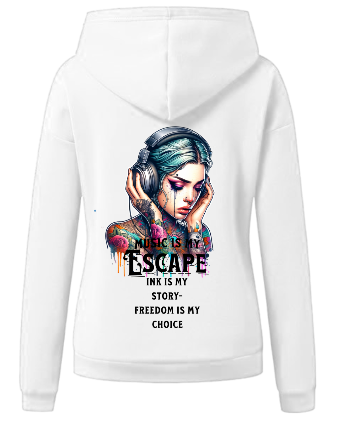 Frauen Hoodie Ink&Soul "Inked Girl"